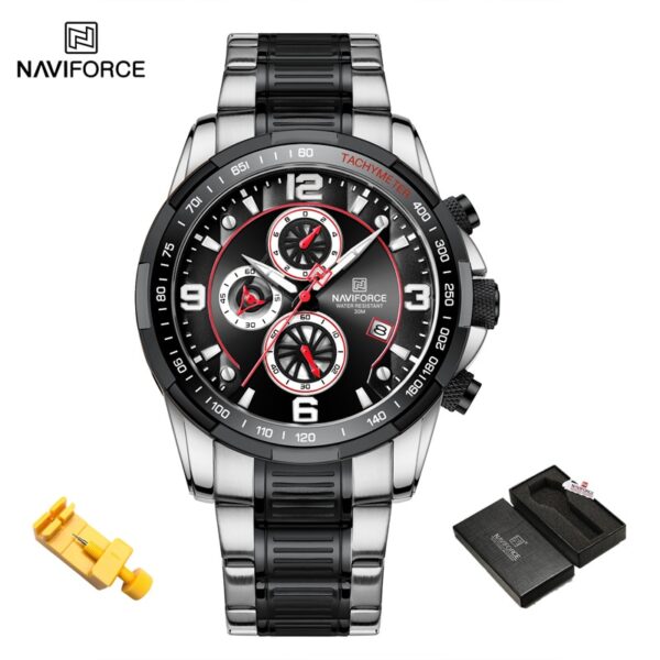 Temperament Men Luxury Fashion Design Gold Men Watches Multifunction Luminous Quartz Male WristWatch Relogio Masculino - Image 4