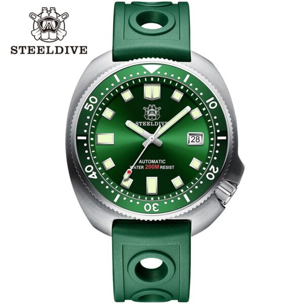 New Men SD1970 SteelDive Mechanical Watch Brand 44MM Men NH35 Dive Watch with Ceramic Bezel Watch - Image 3