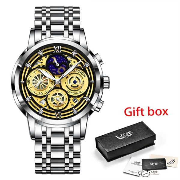 Ladies Watch Woman Luxury Fashion Waterproof Watch for Women Watches Quartz Stainless Steel Clock Gift Relogio Feminino+Box - Image 2