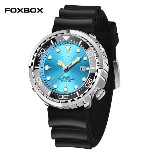 Men Watch 50M Waterproof Luminous Sport Wristwatches Rotating Bezel Quartz Watches with Auto Date Relogio Masculino - Image 22