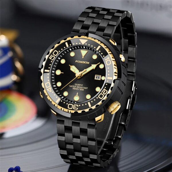 Men Watch 50M Waterproof Luminous Sport Wristwatches Rotating Bezel Quartz Watches with Auto Date Relogio Masculino - Image 13