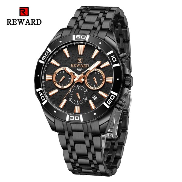 New Design Business Watches for Men Stainless Quartz Wristwatches Waterproof Chronograph Luminous Sport Wrist Watch - Image 4