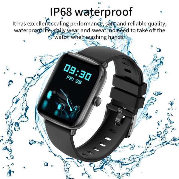 New Bluetooth Heart Rate Monitor Smart Watch Men Full Touch Dial Call Fitness Tracker IP67 Waterproof Smartwatch Men women - Image 7