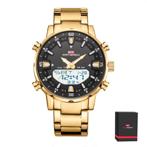 Watch Male Sports Digital Watches Men Waterproof Steel Military Quartz Wristwatch For Men Relogio Masculino - Image 12