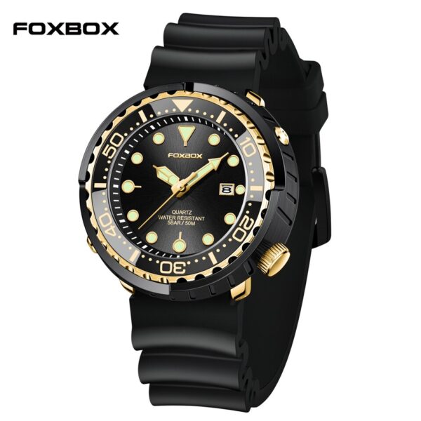 Men Watch 50M Waterproof Luminous Sport Wristwatches Rotating Bezel Quartz Watches with Auto Date Relogio Masculino - Image 9