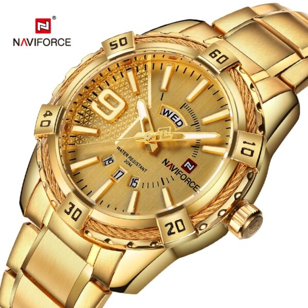 Men's Fashion Quartz Classic Watches for Business - Waterproof Steel Band Wristwatch - Image 5