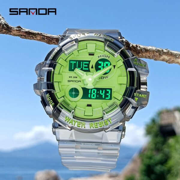 Men Watches Sport Military Quartz Watch for Men Digital Watch Waterproof Clock relogio masculino 3100 - Image 3