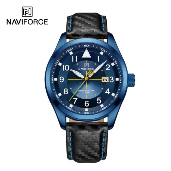 New Men Quartz Watches NAVIFORCE Business Luminous Waterproof Clock Leather Strap Wristwatches for Men Relogio Masculino - Image 6