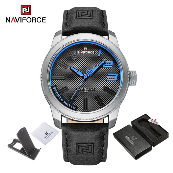 New Male Wristwatch Military Sports Shockproof Waterproof Leather Watch Men Fashion Casual Clock Relogio Masculino - Image 12