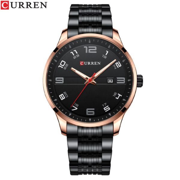 New Business Men Luxury Watches Stainless Steel Quartz Wrsit watches Male Auto Date Clock with Luminous Hands - Image 11