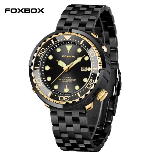 Men Watch 50M Waterproof Luminous Sport Wristwatches Rotating Bezel Quartz Watches with Auto Date Relogio Masculino - Image 12