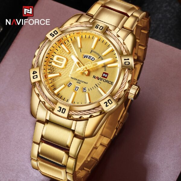 Men's Fashion Quartz Classic Watches for Business - Waterproof Steel Band Wristwatch