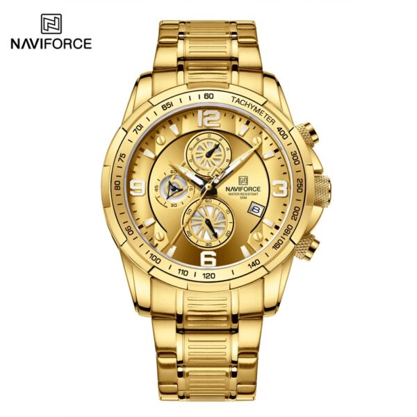 Temperament Men Luxury Fashion Design Gold Men Watches Multifunction Luminous Quartz Male WristWatch Relogio Masculino - Image 15