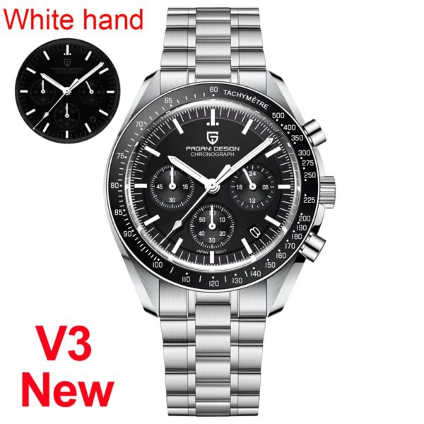 New Men Watches Top Luxury Quartz Watch For Men Automatic Date Speed Chronograph Sapphire Mirror Wristwatch - Image 17