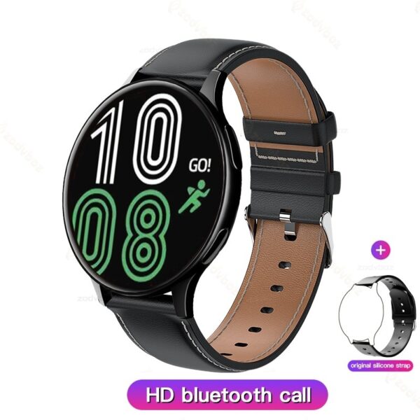 New Smart Watch Round Smartwatch Bluetooth Calls Watches Men Women Fitness Bracelet Custom Watch Face +Gift Box - Image 4